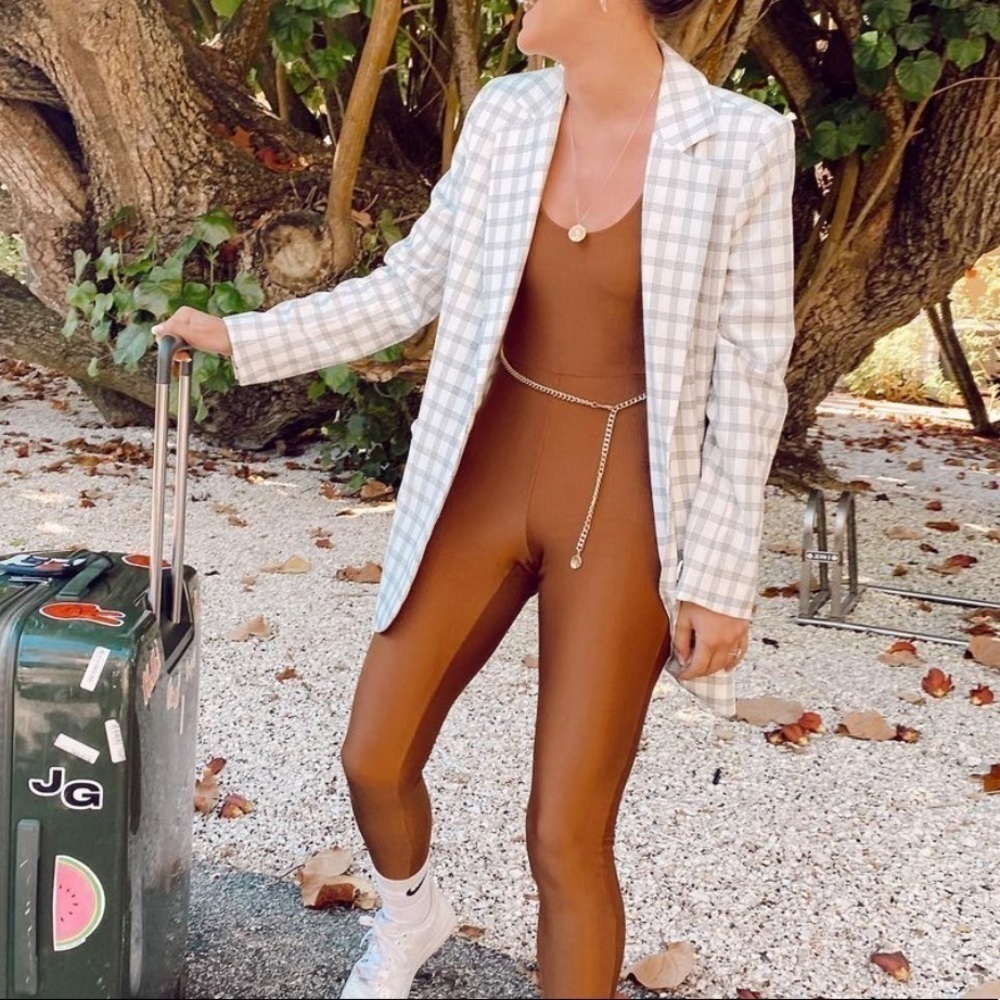 Danielle Bernstein Structured Plaid Blazer NWT NWT - image 3